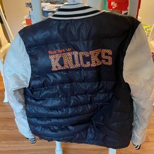 New York Knicks puffer coat